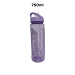 Garrafa De Água Squeeze Plástico 750ml Livre De Bpa Bico Retrátil Multiuso Sport Academia Escola