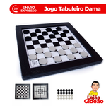 Jogo Dama E Trilha 2 Em 1 Tabuleiro Grande Ou Pequeno Brinquedo Educativo Estratégia Família