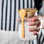 POTE PARA MANTIMENTOS COM COLHER 500ML VIDRO