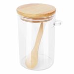 POTE PARA MANTIMENTOS COM COLHER 500ML VIDRO