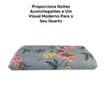Lençol Microfibra Estampado Avulso Queen 100% Poliéster Sortido 2,20m x 2,40m