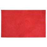 Toalha De Piso Macia 100% algodão 45x70 Vermelho