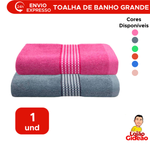 Toalha De Banho Samba Grande 60% Algodão 40% Poliéster 68cm x 1,32cm