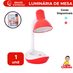 Abajur Luminária Flexível Dobrável Articulável Mesa Base Com Suporte Para Celular Bivolt Aço Inoxidável