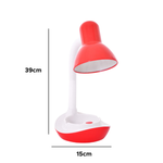 Abajur Luminária Flexível Dobrável Articulável Mesa Base Com Suporte Para Celular Bivolt Aço Inoxidável
