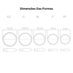 Kit Forma Modeladora Para Fechar Pastel Massas 5 Tamanhos