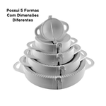Kit Forma Modeladora Para Fechar Pastel Massas 5 Tamanhos