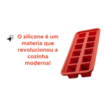 FORMA DE GELO SILICONE PRETO