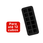 FORMA DE GELO SILICONE PRETO
