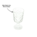 Taças De Vidro Transparente Para Vinho Água Drinks 260ml 8cm x 15cm