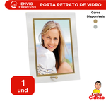 Porta Retrato de Vidro c/ Suporte 15 x 20
