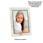 Porta Retrato de Vidro c/ Suporte 15 x 20