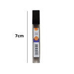 Ponta Para Lapiseira Estojo Grafite 2B 5mm Com 12 Unidade Ponta Fina Escola Refil