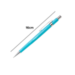Lapiseira Técnica Metálica 07mm Para Escolar Profissional Desenho Precisão Lapiseira Azul