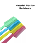 Kit Com 4 Unidades Pentes Finos Com Cabo Cabelo Para Remoção De Piolhos E Lêndeas