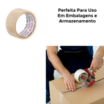 Rolo Fita Durex Larga Transparente Para Empacotar 45x40 Fita Adesiva