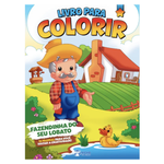 livro Para Colorir Infantil Com Ilustração Divertidas Fazendinha Do Seu Lobato