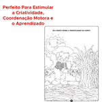 livro Para Colorir Infantil Com Ilustração Divertidas Fazendinha Do Seu Lobato