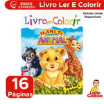 Livro Para Ler E Colorir Infantil Com Ilustração Historias Educativo E Divertidas