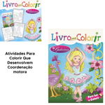Livro Para Ler E Colorir Infantil Com Ilustração Historias Educativo E Divertidas