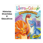 Livro Para Ler E Colorir Infantil Com Ilustração Historias Educativo E Divertidas
