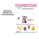 Livro Educativo Para Aprender Ilustrativo Com Atividades Escolar Divertidas Disney Junior Minnie Aprendendo O Alfabeto