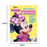 Livro Educativo Para Aprender Ilustrativo Com Atividades Escolar Divertidas Disney Junior Minnie Aprendendo O Alfabeto