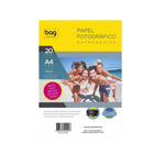 Papel A4 Fotográfico Adesivo 135g 20 Folhas Para Impressora À Prova D'Água Secagem Instantânea