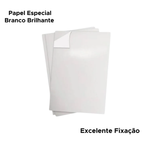 Papel A4 Fotográfico Adesivo 135g 20 Folhas Para Impressora À Prova D'Água Secagem Instantânea