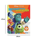 Livro Matemática Divertida Com Ilustração E Atividades Infantil Disney Pixar