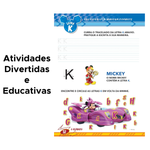 Livro Educativo Para Aprender Mickey Disney Junior Ilustrativo Para Colorir Atividades Divertidas Infantil