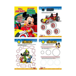 Livro Educativo Para Aprender Mickey Disney Junior Ilustrativo Para Colorir Atividades Divertidas Infantil