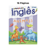 Livro Aprendendo Inglês Infantil Divertido Ilustrado Com Atividades Escolar