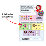 Livro Aprendendo Matemática Com Atividades Escolar Divertido Infantil