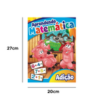 Livro Aprendendo Matemática Com Atividades Escolar Divertido Infantil