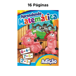 Livro Aprendendo Matemática Com Atividades Escolar Divertido Infantil