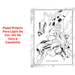 Livro Infantil Para Colorir E Aprender Historias Educativo Disney/Marvel
