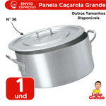 Panela Grande Caçarola Hotel Industrial Alumínio Caldos Sopa Feijoada