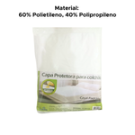 Capa Protetora Para Colchão Impermeável Para Casal 1,38m x 1,88m x 30cm Com Elástico