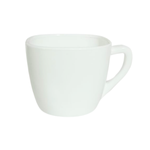 Xicara De Vidro Sodo-Calcico Chá Café Branca Lisa Canecas Classic 220ml