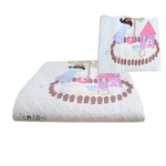Kit Cobre Leito Solteiro 1,60m x 2,20m 1 Porta Travesseiro 50cm x 70cm Infantil Kids