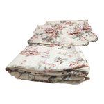 Kit Cobre Leito Ultra Lisse Casal 2,10m x 2,30m Com 2 Porta Travesseiros 50cm x 70cm Rolinho Sortido 100% Poliéster