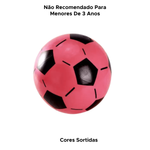 Kit Bola De Futebol Leve Inflável Colorida De Plástico Infantil Kids Sortido Para Prenda