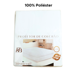 Capa Protetora Impermeável Para Colchão Solteiro 90cm x1.90m x 30cm Com Elástico100% Poliéster