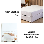 Capa Protetora Impermeável Para Colchão Solteiro 90cm x1.90m x 30cm Com Elástico100% Poliéster