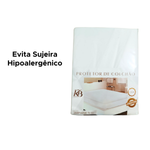 Protetor Capa Para Colchão Casal Impermeável 1,40m x 1,90 x 30m 100% Poliéster