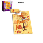 Mini Quebra Cabeça Divertidamente Jogo Infantil Divertidamente 2 Disney Brinquedos Educativo MDF 10 Peças