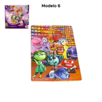 Mini Quebra Cabeça Divertidamente Jogo Infantil Divertidamente 2 Disney Brinquedos Educativo MDF 10 Peças