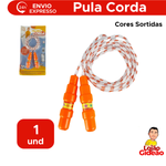 Pulando Corda Brinquedo Infantil Para Criança Pula Corda Sortido Polietileno Pau