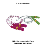 Pulando Corda Brinquedo Infantil Para Criança Pula Corda Sortido Polietileno Pau
